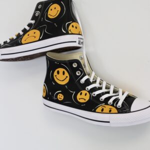 Have A Nice Day (Leather Converse)
